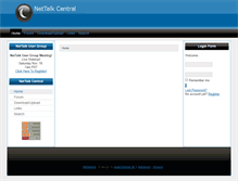 Tablet Screenshot of nettalkcentral.com